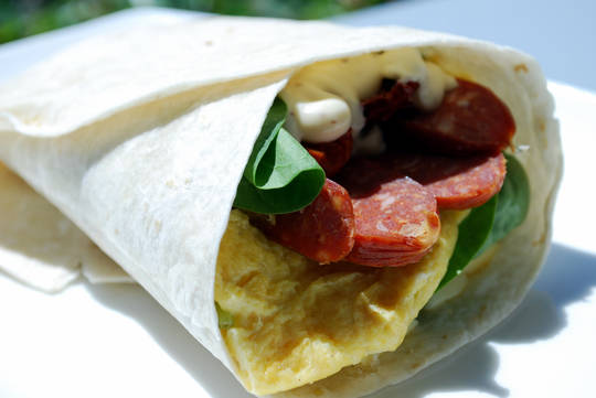 Breakfast wraps