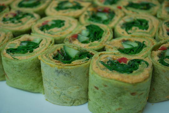 Butter Chicken Roti Rolls