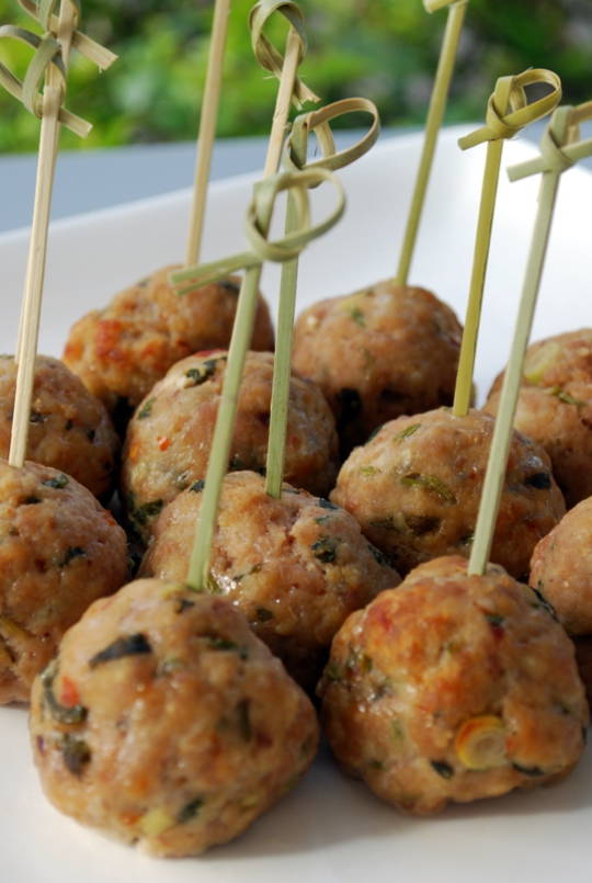Asian Spiced Pork Balls