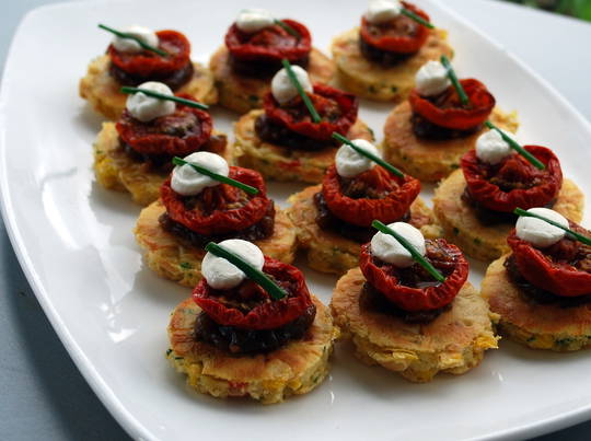 Sweetcorn and bacon Fritters