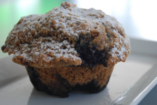 Blueberry and Bran Muffin