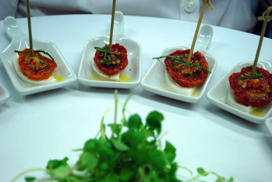 Caprese Salad in a spoon