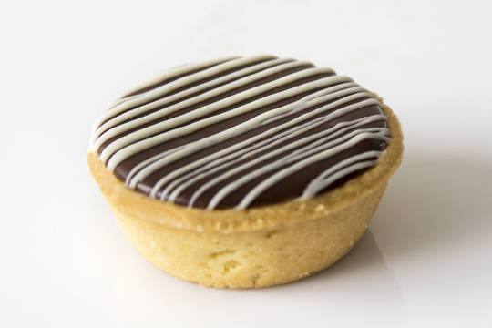 Caramel and chocolate tart