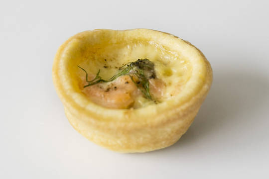 Smoked Salmon & Leek Tartlets
